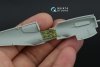 Quinta Studio QD+72054 P-40E Warhawk 3D-Printed & coloured Interior on decal paper (Academy/Modelist) (with 3D-printed resin parts) 1/72